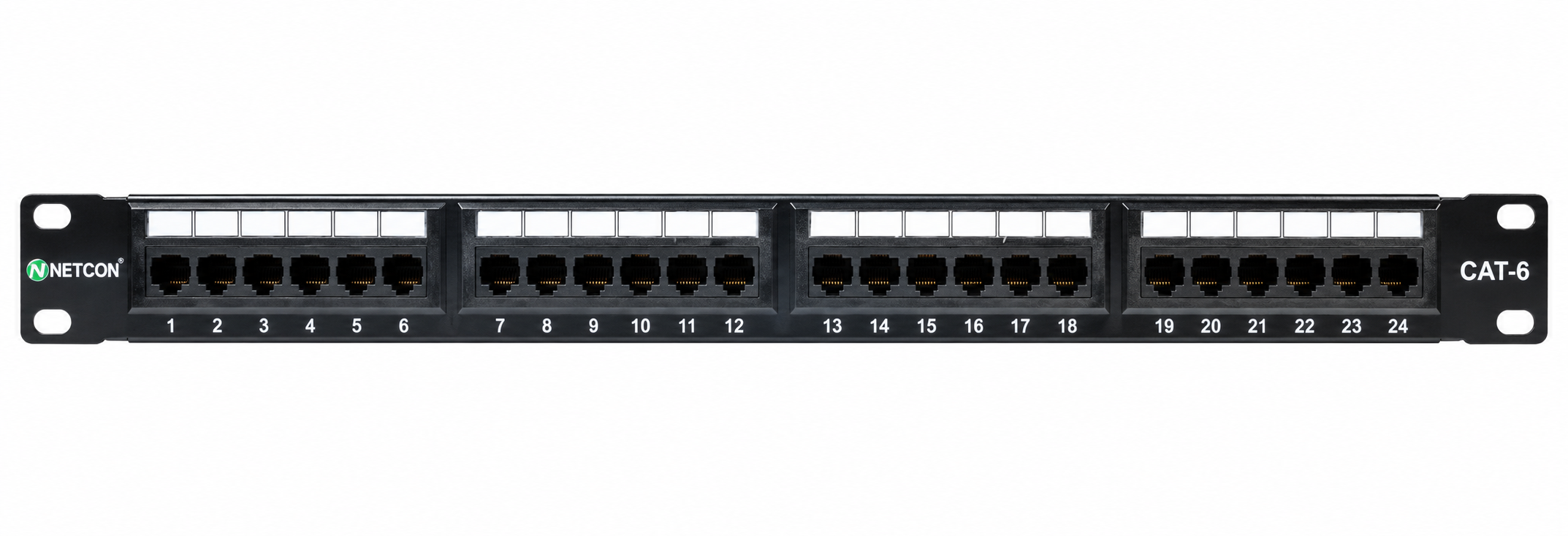 NETCON Cat6 Patch Panel - Shielded/Unshielded