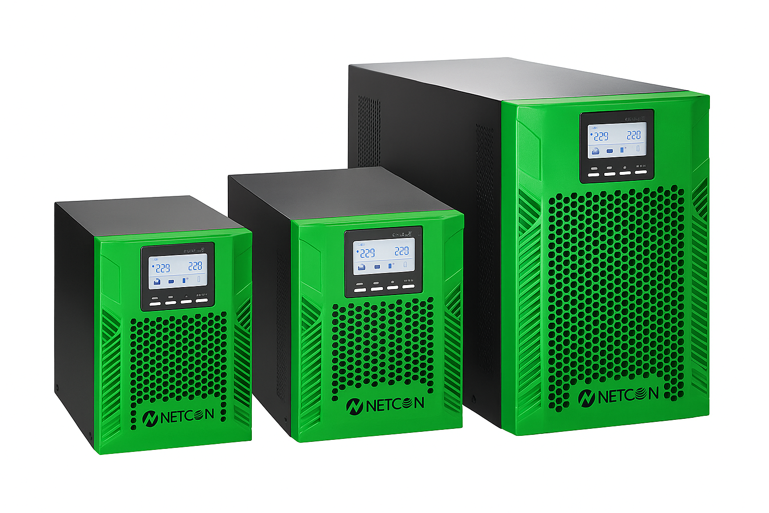 Compact Series 1:1 - 1KVA Floor Mount Internal Battery